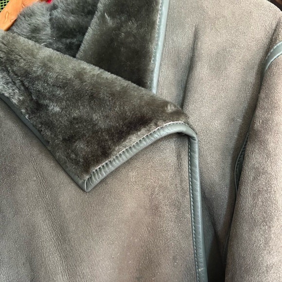 Mac Douglas Shearling Fur and Suede Coat - Picture 7 of 11